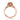Dantela | Round Bloom Engagement Ring - 2620RDMDPPK