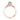 Dantela | Princess Solitaire Engagement Ring - 2638PRP55PK