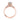 Dantela | Round Solitaire Engagement Ring - 2638RDP65PK