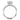 Sculpted Crescent | Round Solitaire Engagement Ring - 2687RD85W