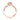 Sculpted Crescent | Round Solitaire Engagement Ring - 49RDP6PK