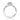 Sculpted Crescent | Round Solitaire Engagement Ring - 49RDP6