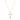 14K Yellow Gold Cross Pavé Diamond Pendant | 5001693