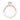 Sculpted Crescent | Round Solitaire Engagement Ring - 51RD65PK