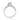 Sculpted Crescent | Round Solitaire Engagement Ring - 52RD55W