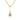 14K Yellow Gold Diamond Solitaire Pendant | 88002-4