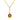 14K Yellow Gold Citrine Solitaire Pendant | 88002-11