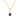 14K Yellow Gold Amethyst Solitaire Pendant | 88002-2