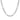 Rhodium Plated 6MM Miami Curb Figaro Chain | CH6FIW-20