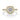 Granada | Round Halo Engraved Engagement Ring