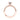 Petite Crescent | Round Solitaire Engagement Ring - HT254515RD65PK