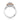 Crescent Chandelier | Round Pavé Engagement Ring - HT2570RD7W