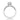 Coastal Crescent | Round Solitaire Engagement Ring - P100RD75W