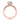 Coastal Crescent | Round Solitaire Engagement Ring - P1022RD8PK