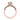 Coastal Crescent | Round Solitaire Engagement Ring - P104RD75PK