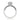 Coastal Crescent | Round Solitaire Engagement Ring - P104RD75W