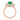 Emerald Three-Stone Engagement Ring | TR97